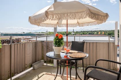 Balkong eller utsiktsbild