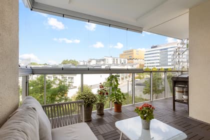 Balkong eller utsiktsbild