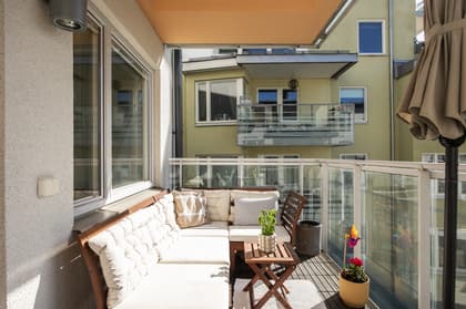 Balkong eller utsiktsbild