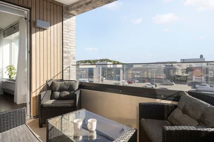 Balkong eller utsiktsbild