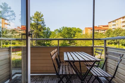 Balkong eller utsiktsbild