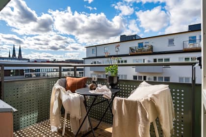 Balkong eller utsiktsbild