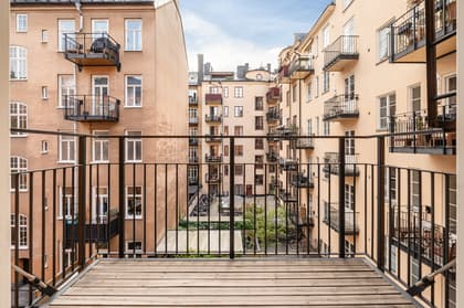 Balkong eller utsiktsbild