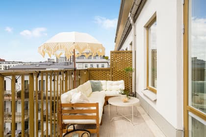 Balkong eller utsiktsbild