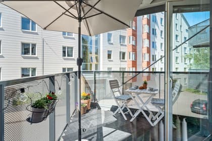 Balkong eller utsiktsbild