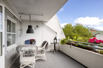 Balkong eller utsiktsbild