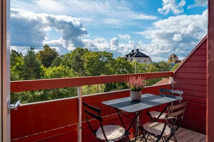 Balkong eller utsiktsbild