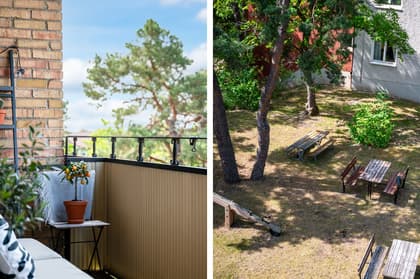 Balkong eller utsiktsbild