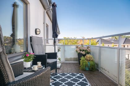 Balkong eller utsiktsbild