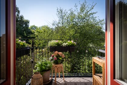 Balkong eller utsiktsbild