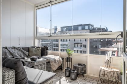 Balkong eller utsiktsbild