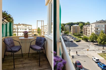 Balkong eller utsiktsbild