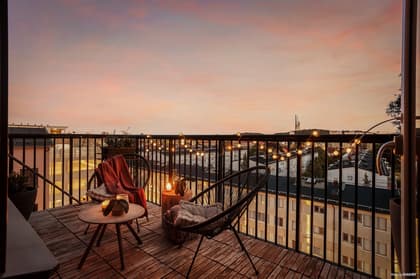 Balkong eller utsiktsbild