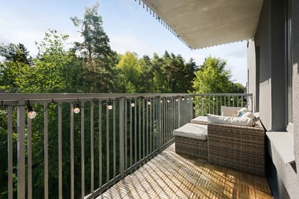 Balkong eller utsiktsbild