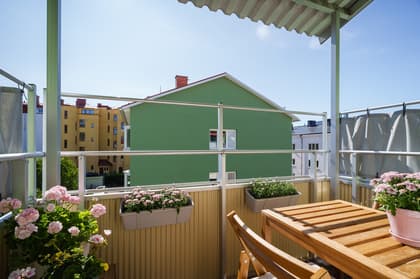 Balkong eller utsiktsbild