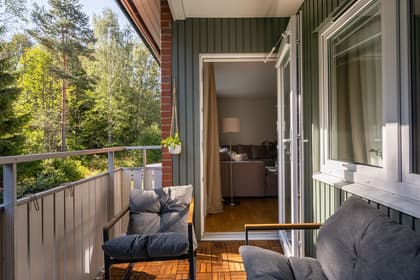 Balkong eller utsiktsbild