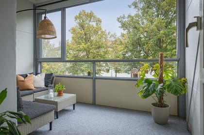 Balkong eller utsiktsbild