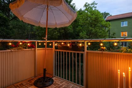 Balkong eller utsiktsbild