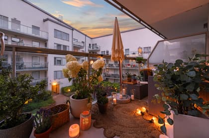 Balkong eller utsiktsbild