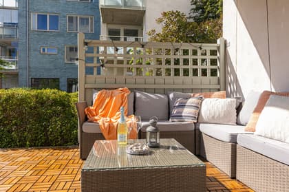 Balkong eller utsiktsbild