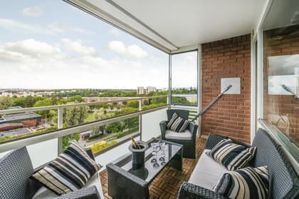 Balkong eller utsiktsbild