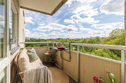 Balkong eller utsiktsbild