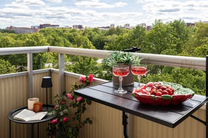 Balkong eller utsiktsbild