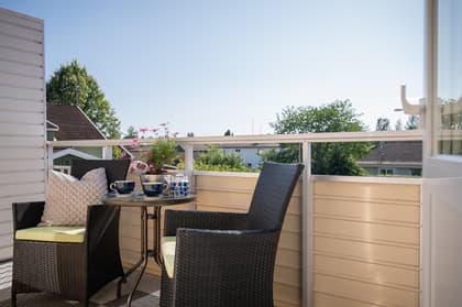 Balkong eller utsiktsbild