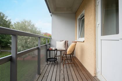 Balkong eller utsiktsbild