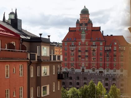 Balkong eller utsiktsbild