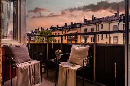 Balkong eller utsiktsbild