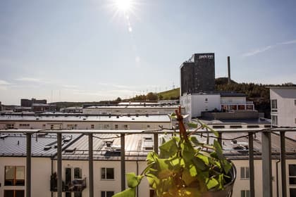 Balkong eller utsiktsbild