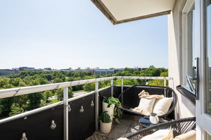 Balkong eller utsiktsbild