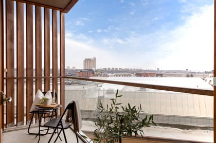 Balkong eller utsiktsbild