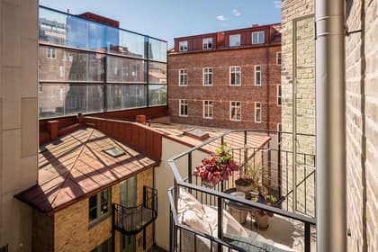 Balkong eller utsiktsbild