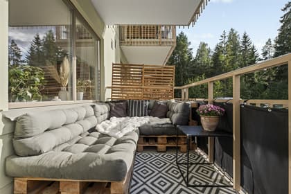 Balkong eller utsiktsbild