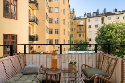 Balkong eller utsiktsbild