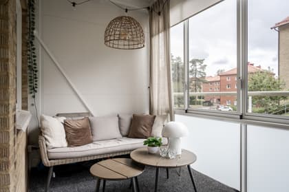 Balkong eller utsiktsbild