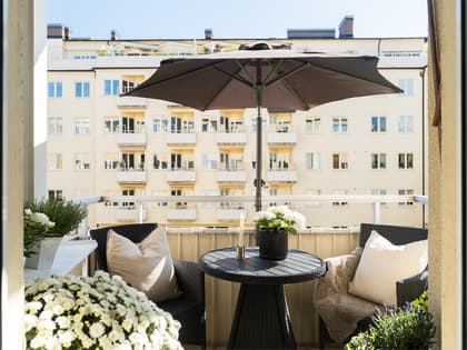 Balkong eller utsiktsbild