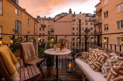 Balkong eller utsiktsbild