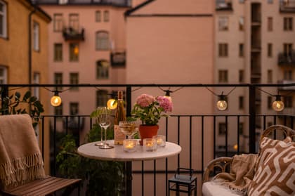 Balkong eller utsiktsbild