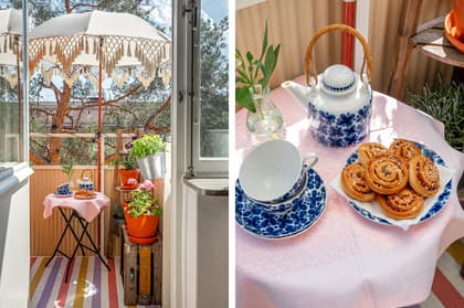 Balkong eller utsiktsbild