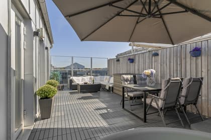 Balkong eller utsiktsbild