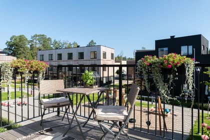 Balkong eller utsiktsbild