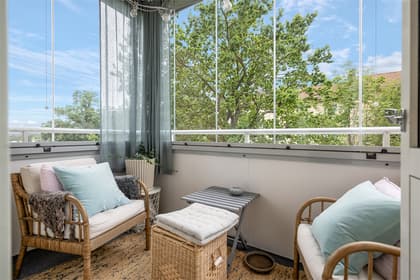 Balkong eller utsiktsbild