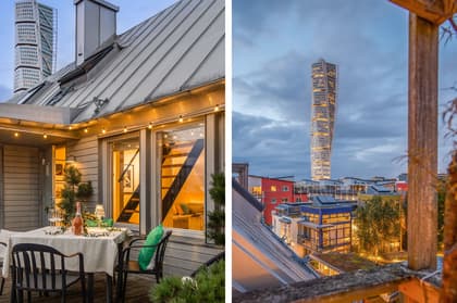 Balkong eller utsiktsbild