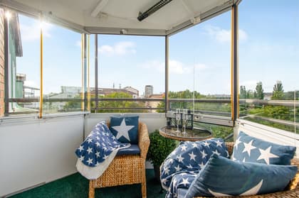 Balkong eller utsiktsbild