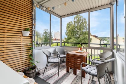 Balkong eller utsiktsbild