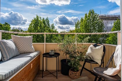 Balkong eller utsiktsbild