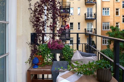 Balkong eller utsiktsbild